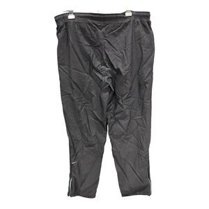 Vtg Nike‎ Windbreaker Lined Track Pants Mens Large Gray Swoosh Zip Ankle